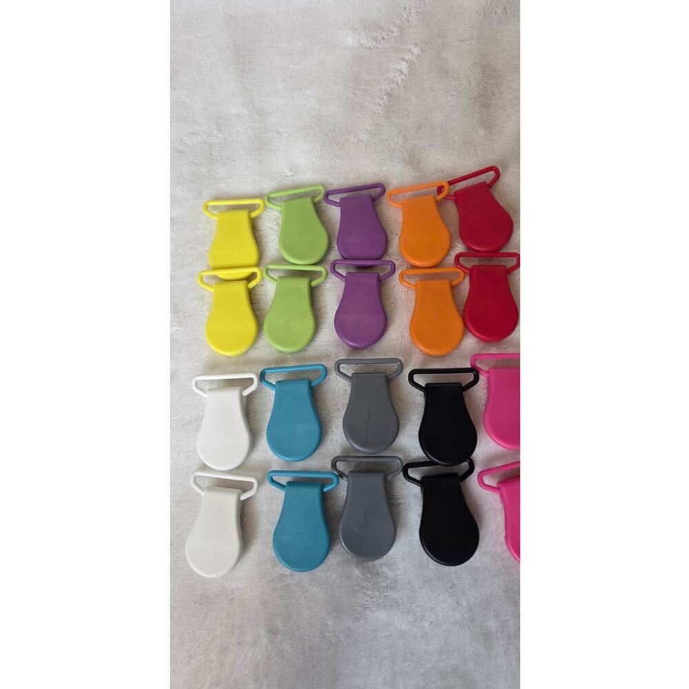 Pacifier Clips Multicolors 20 - Picture 2 of 4